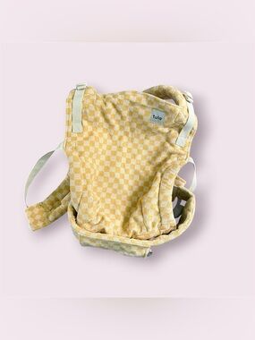 Tula Free To Grow Terry Carrier Sunshine Yellow Check Adjustable Baby Wearing